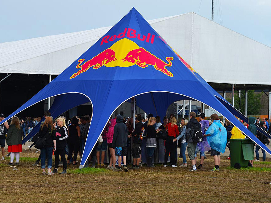 Red BULL Star Tent