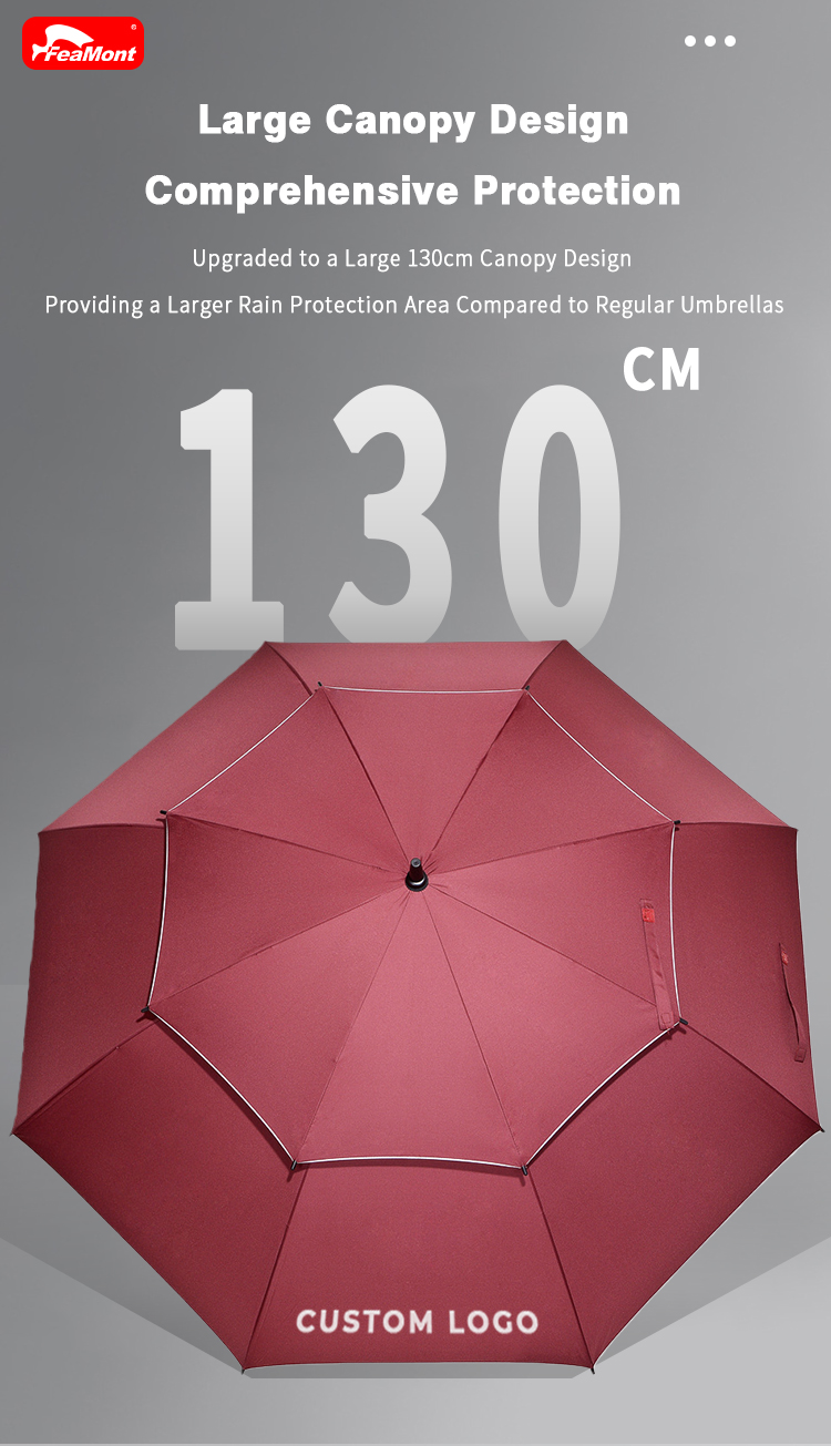 FEAMONT Wholesale Umbrella Collection Includes Golf Outdoor Rain UV and Folding Styles All Available for Custom Logo Printing(Pic6)