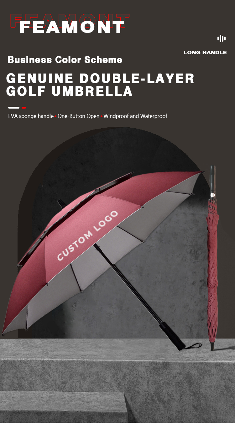 FEAMONT Wholesale Umbrella Collection Includes Golf Outdoor Rain UV and Folding Styles All Available for Custom Logo Printing(Pic1)