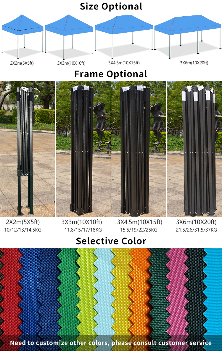 FEAMONT Pop up Outdoor Shop Market Promotion Portable Foldable Advertising Tent Exhibition Event Folding Tent(Pic2)
