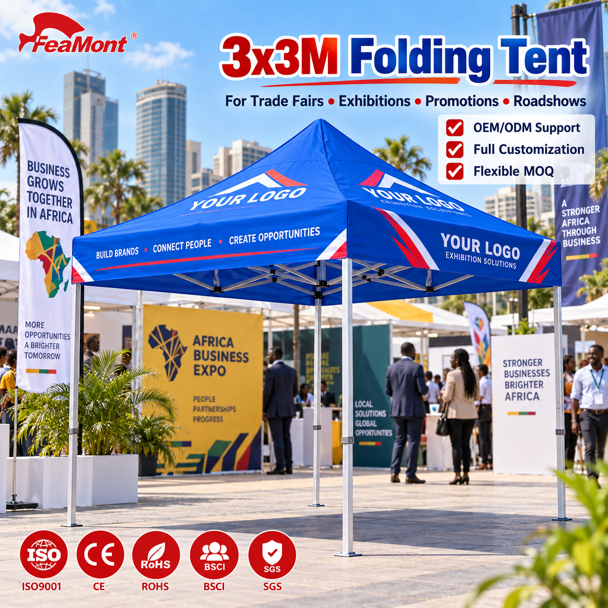 FEAMONT Instant Pop Up Canopy 